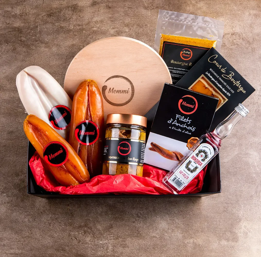 Corbeille gourmande de boutargue