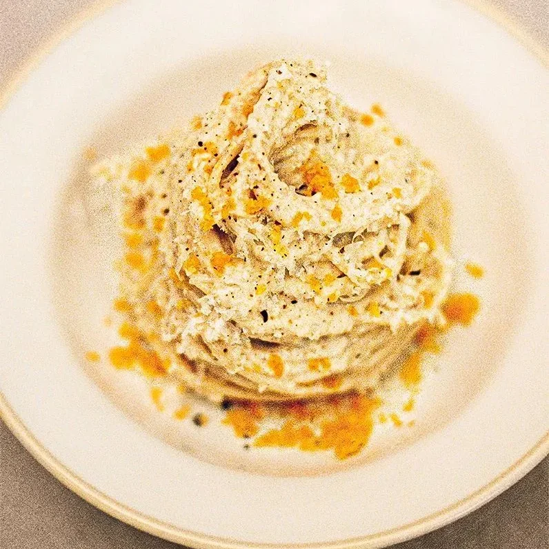 recettes pates à boutargue pesto bianco